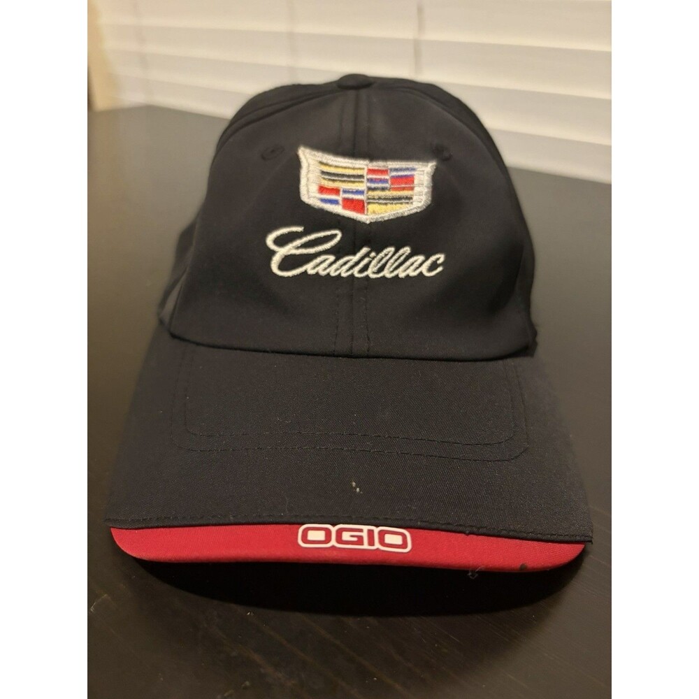 Cadillac OGIO Golf Cap Hat Adjustable Strap Unisex Black